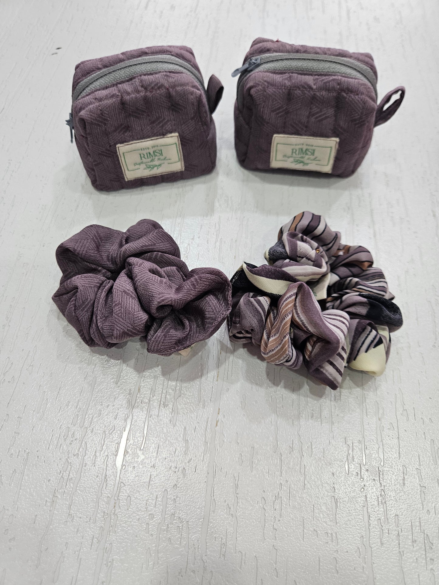 Coin/Airpod Bag + Scrunchies Combo