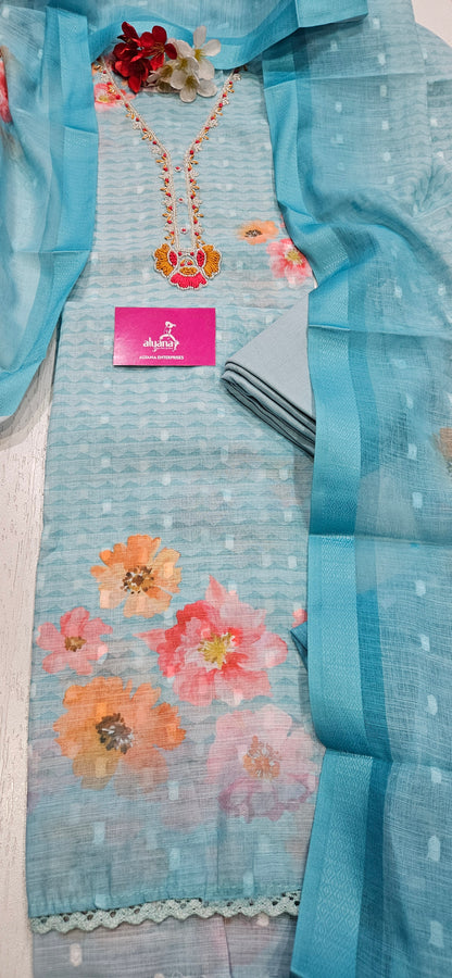 VT Raaj Linen Cotton Unstitched Suit 4