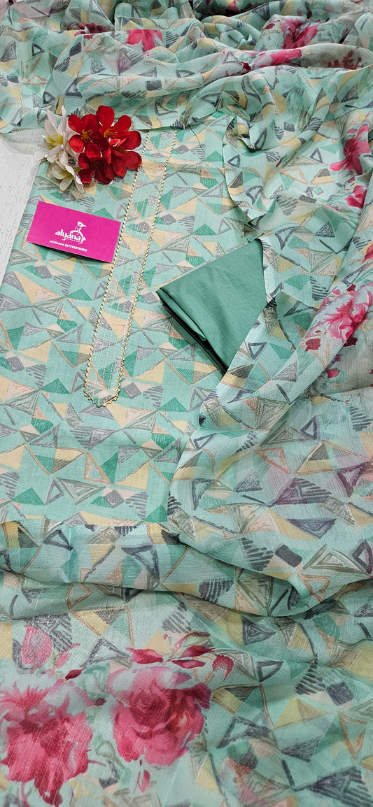 Bella Bella Lawn Cotton 3-Piece Unstitched Suit 4