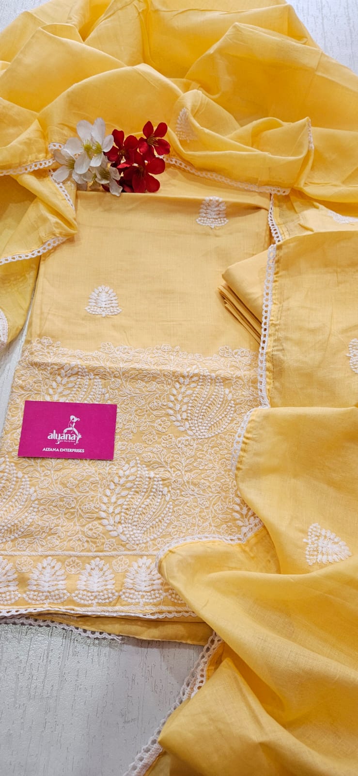 Aavsar Munch Pure Cotton Unstitched Suit 1